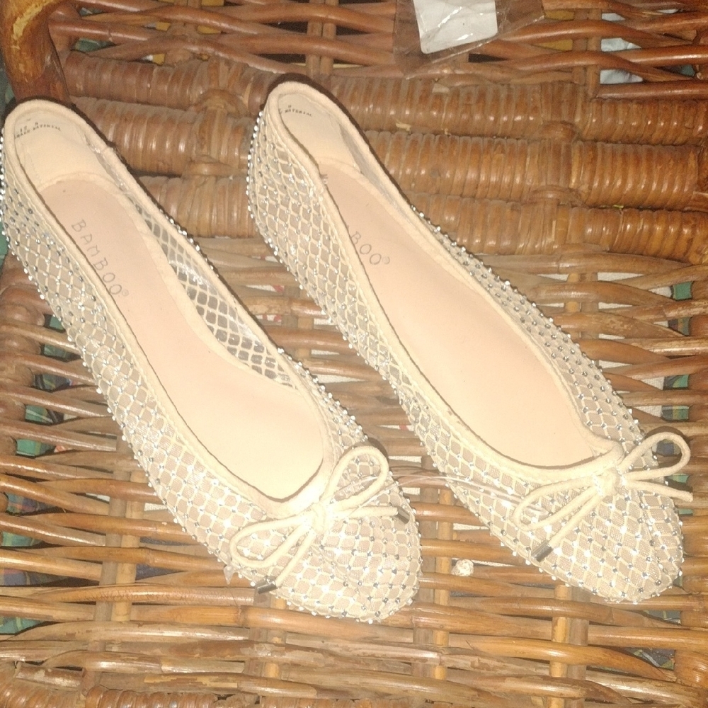 Elegant Beige Ballet Flats